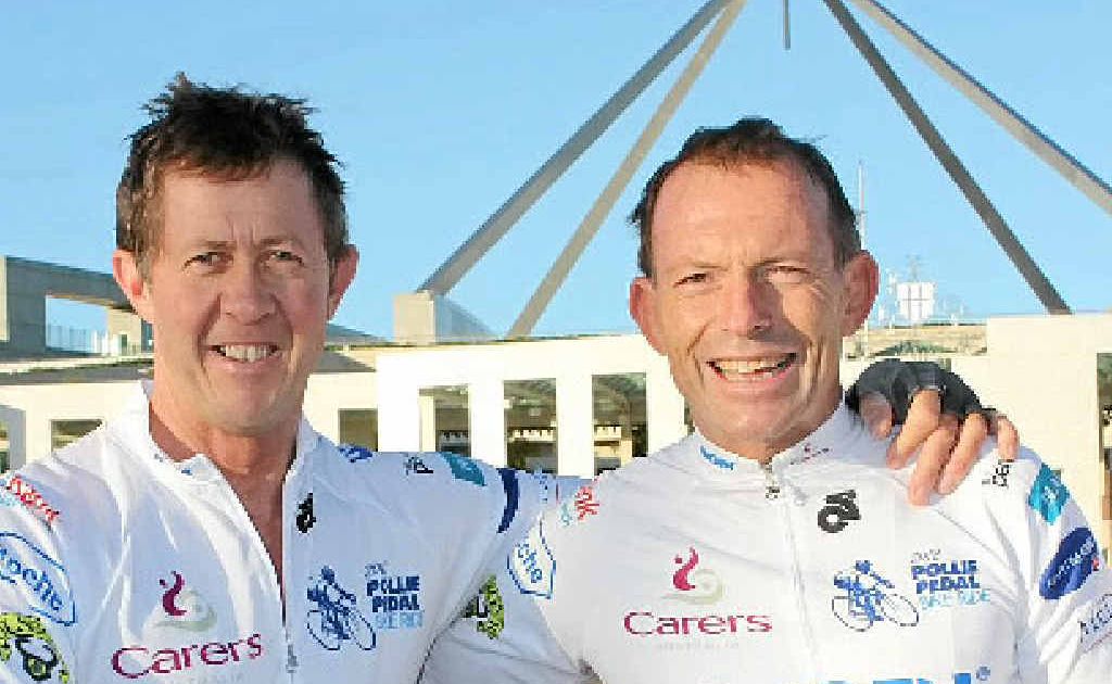 Luke Hartsuyker and Tony Abbott make a great team. Luke Hartsuyker and Tony Abbott make a great team.